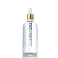Botella de aceite esencial de vidrio de 10 ml con tapa de goteo