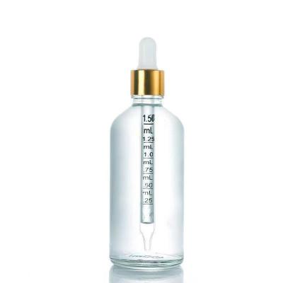 Botella de aceite esencial de vidrio de 10 ml con tapa de goteo