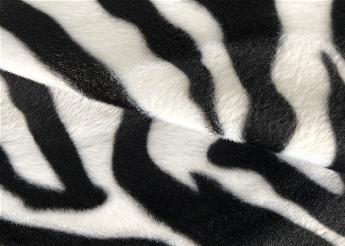 Печать 240GSM кожи бархата плюша ткани меха Faux Velboa 100% полиэстер материальная животная