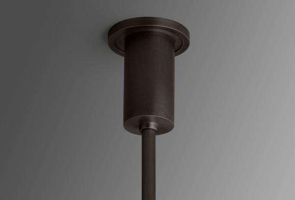 Adjustable Height Brass Copper Circular Chandelier with UV Printing