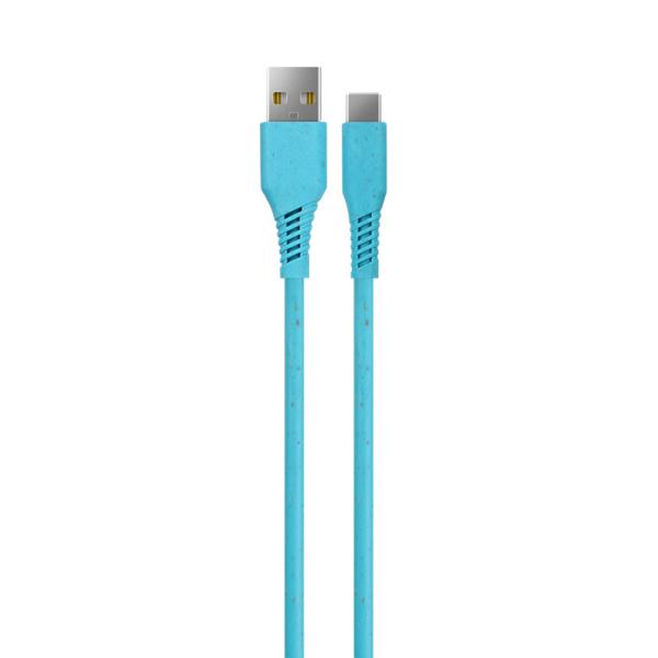 OEM サポート パステル緑色 斑点型 USB から C 型 データケーブル データ転送