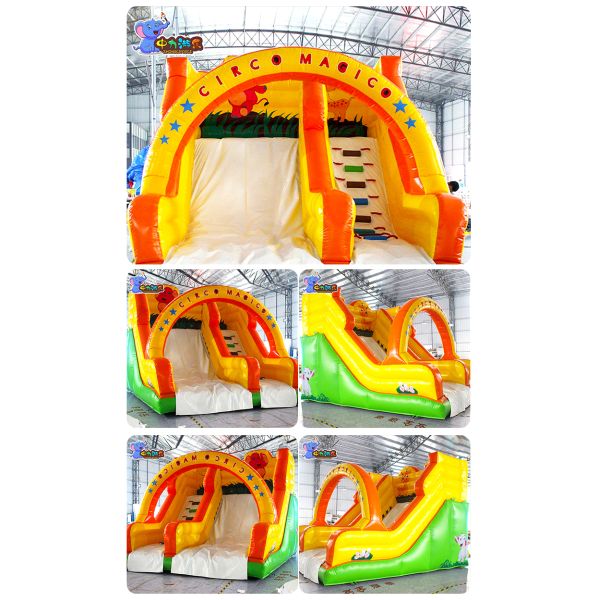 Children'S Bouncy Inflatable Water Slide 16 Foot Magical Circus For Festivals