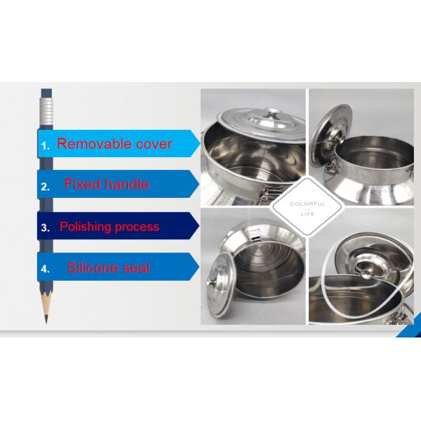 SUS201 20L Stainless Steel Milk Can 0.8mm Thickness Steel Buckets With Lid