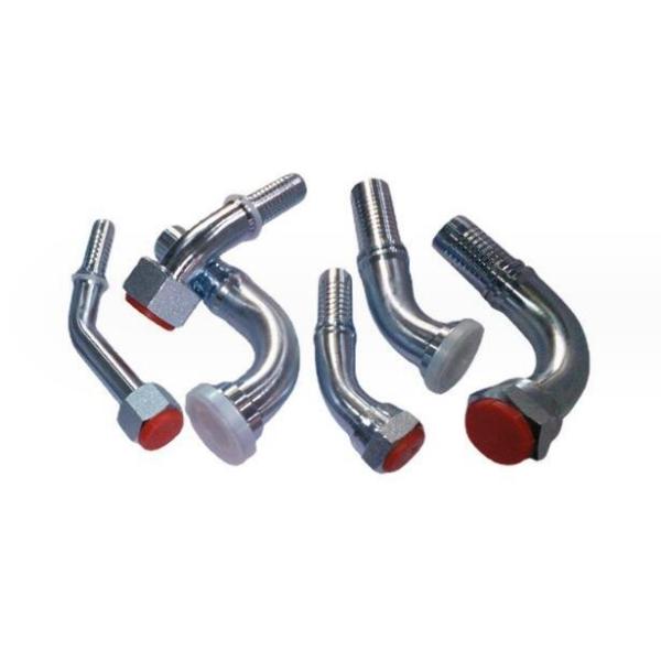 Conector de flange hidráulica de tecnologia CNC feminina para mangueira hidráulica de 9000 psi