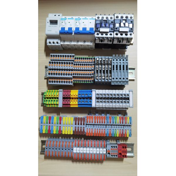 220V AC Magnetic Contactor Three Phase Din Rail Installation For Motor Control