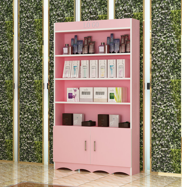 Multi Functional Cosmetic Store Furniture / Cosmetic Showroom Interior Design Easy Clean