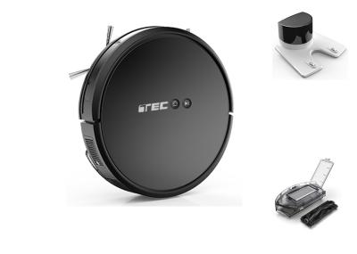Low Noise 58DB Robotic Vacuum Cleaner 1800Pa Strong Suction For Pet Hair Carpet