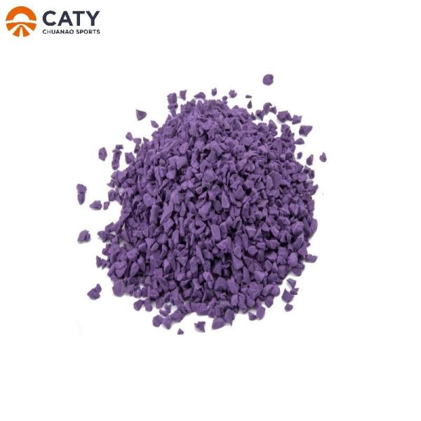 Elastic Practical EPDM Crumb Rubber , Anti Corrosion Playground Pellets