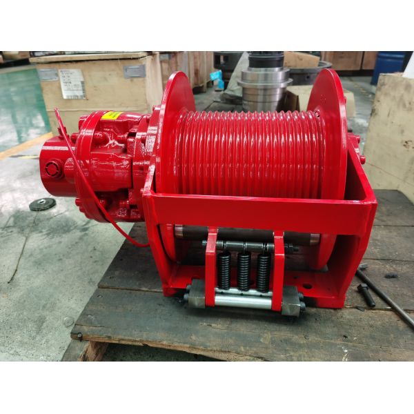 Steel 3 Ton Marine Single Drum Hydraulic Winch with Hydraulic Power Source