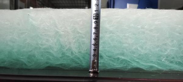 White And Green 1uM Paint Booth Intake Filters Roll Low Resistance