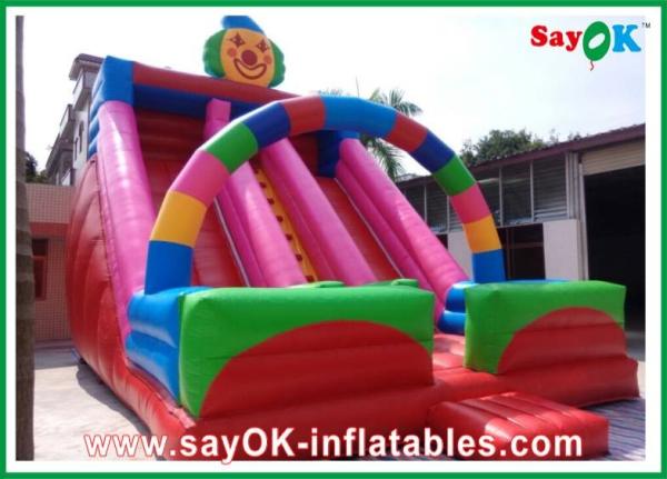 Les glissières gonflables de l'eau font le clown glissière de Theme Inflatable Bouncer multicolore pour le parc d'attractions