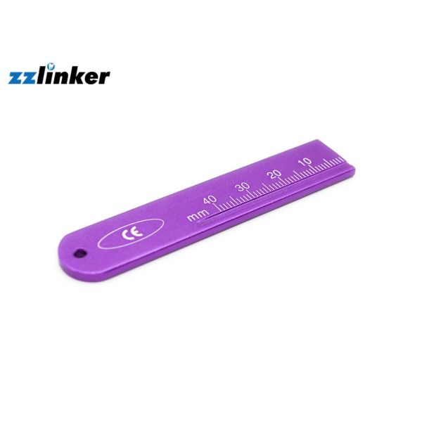 Root Canal Dental Abrasive , Measure Scale Endo Dental Caliper Assorted Colors