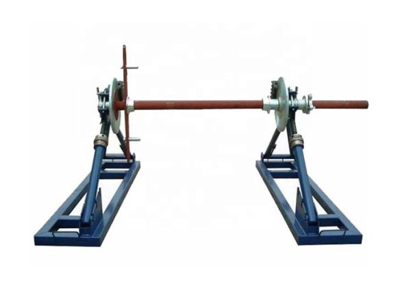 5 Ton Motorized Hydraulic Conductor Reel Stand with Hydraulic Lifting for Transmission Line Stringing