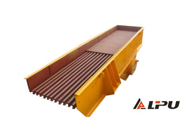 2×7.5kw Power Uniform Vibrating Feeder for Sandstone Production Line​ , 970r/min Frequency