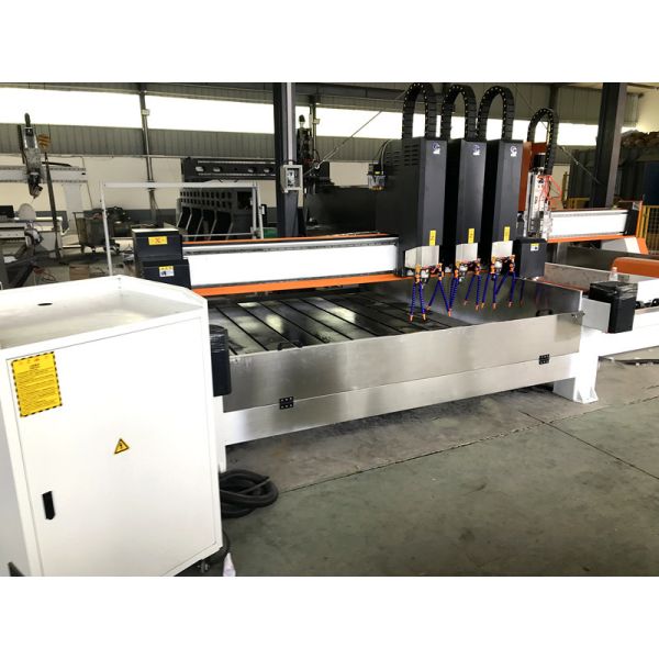 4 Axis Stone Carving Machinery Granite Marble Polished Cutting