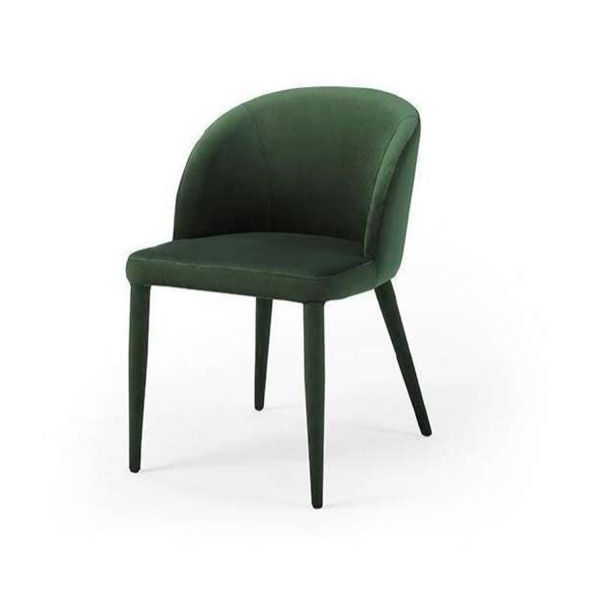 Velvet Upholstered Modern Chairs Anti Abrasion Practical For Dining Room