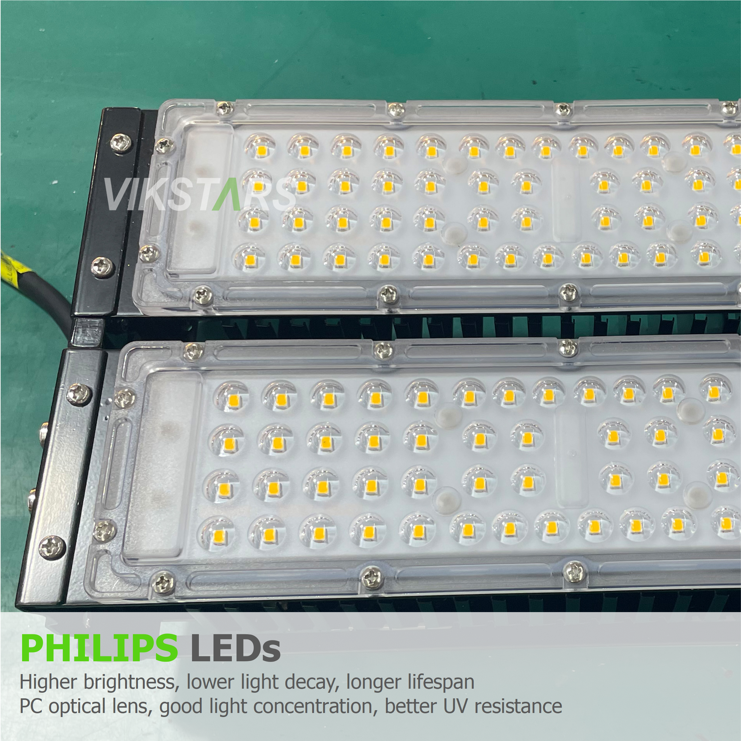 50W 100W 150W 200W 250W 300W Aluminio Fin LED Luces de inundación IP65 Larga vida útil Buena calidad LED Luces de alto mástil