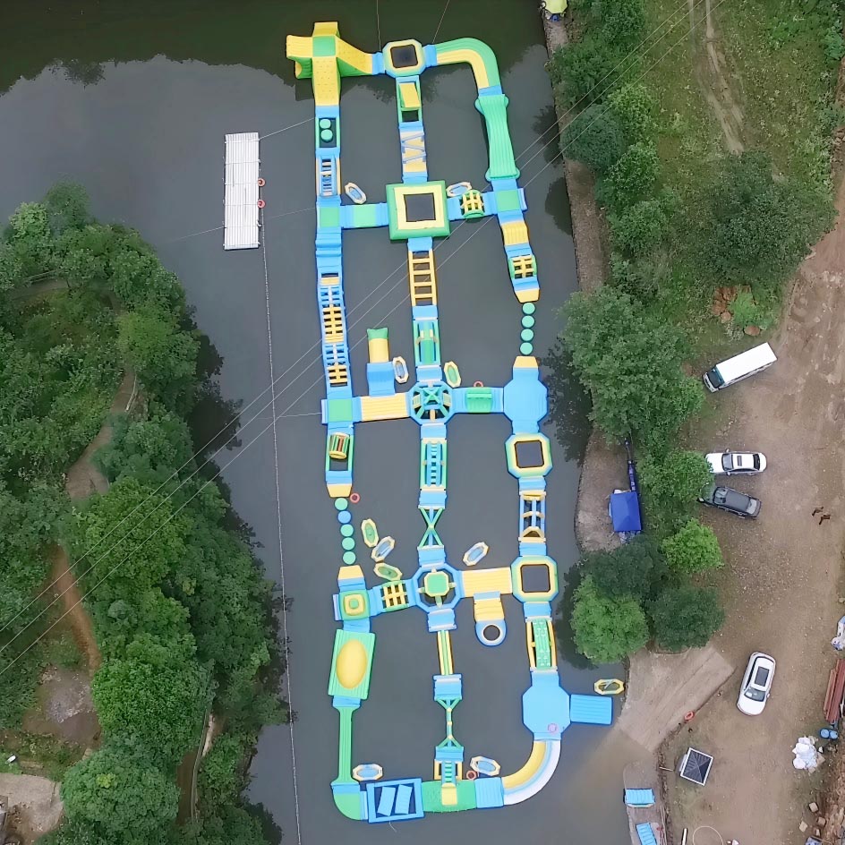 Large Hot sale Inflatable Water Park Giant Floating Aqua Park Custom Design Durable PVC for Lake Sea Pool Resort Water Games