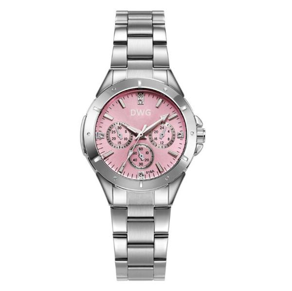 OEM ODM Alloy Quartz Watch , Mixing Colors Steel Band Watch For Women'S