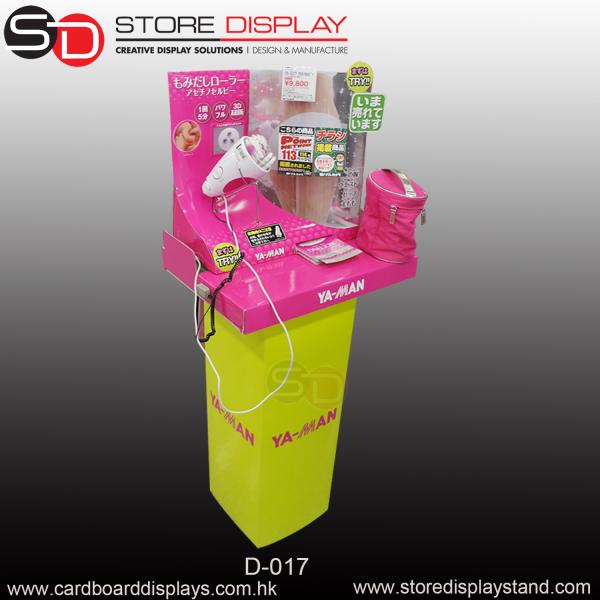 cosmetic dumpbin unit display stand