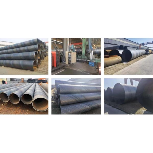 API 5L 3PE Anti Corrosion Coating SSAW Carbon Steel Pipe Spiral Welded