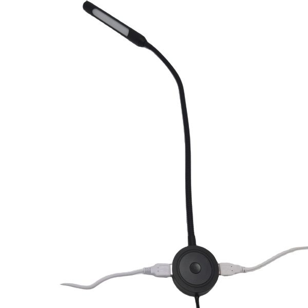 LED Bed Lamp Bed Side Light 12V 24V USB Gooseneck Bed Reading Light Book Car Lamp 2USB Charging