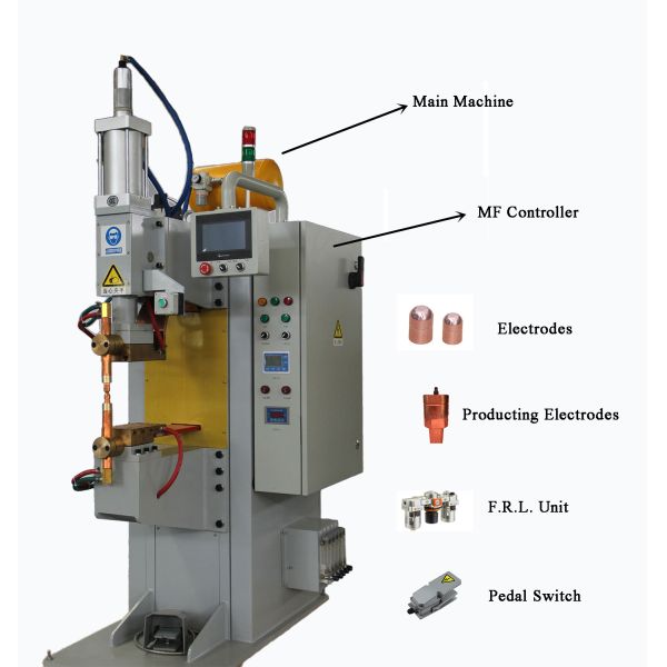 Stationary Spot Welding Machine 100 to 250 KVA Aluminum Steel Welding