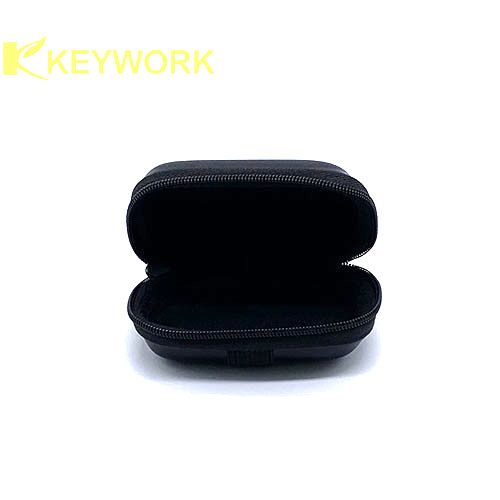 Black Unisex Folding EVA PU Leather Reading Eyewear Glasses Cases Protective