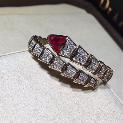 B Real diamond snake Bracelet 18k gold white gold yellow gold rose gold diamond Bracelet