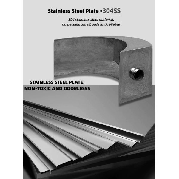 Бассейн Нержавеющая сталь СПА массажное оборудование Водопад