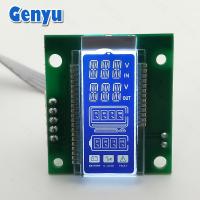 RoHS 14 Segmento de pantalla LCD HTN fondo azul luz de fondo blanca SMT_HT1621