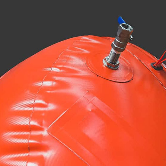 Надувные подушки для воздуха для тяжелой работы Сварка ПВХ покрытых тканей Флотация