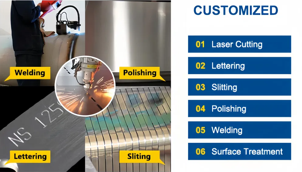 2205 904L Полированная шерсть SS Круглая труба для строительного материала Холодный рисунок