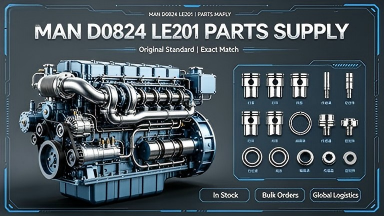 MAN D0824 LE201 Marine Engine Full Spare Parts | Original Quality & In Stock Supply