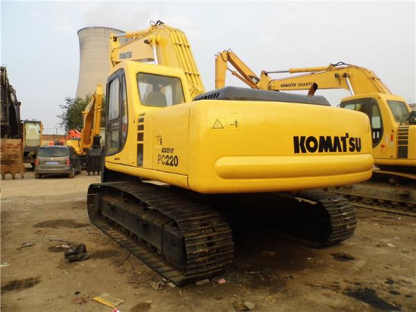 Japanese Used KOMATSU PC220-6 Crawler Excavator Sale
