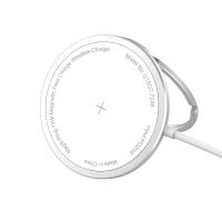 Cargador inalámbrico magnético de QI 15W con el metal Ring Stand For Iphone 12