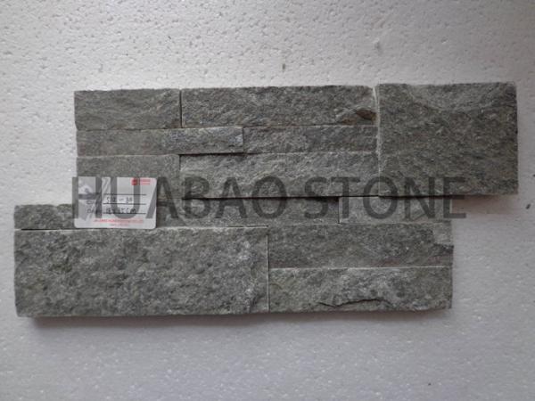Chinese Black Cultured Stone Panels Custom For Indoor Outdoor Garden Wall