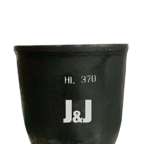 Round Silicon Carbide Graphite Crucible For Melting Aluminum Oxidation Resistant