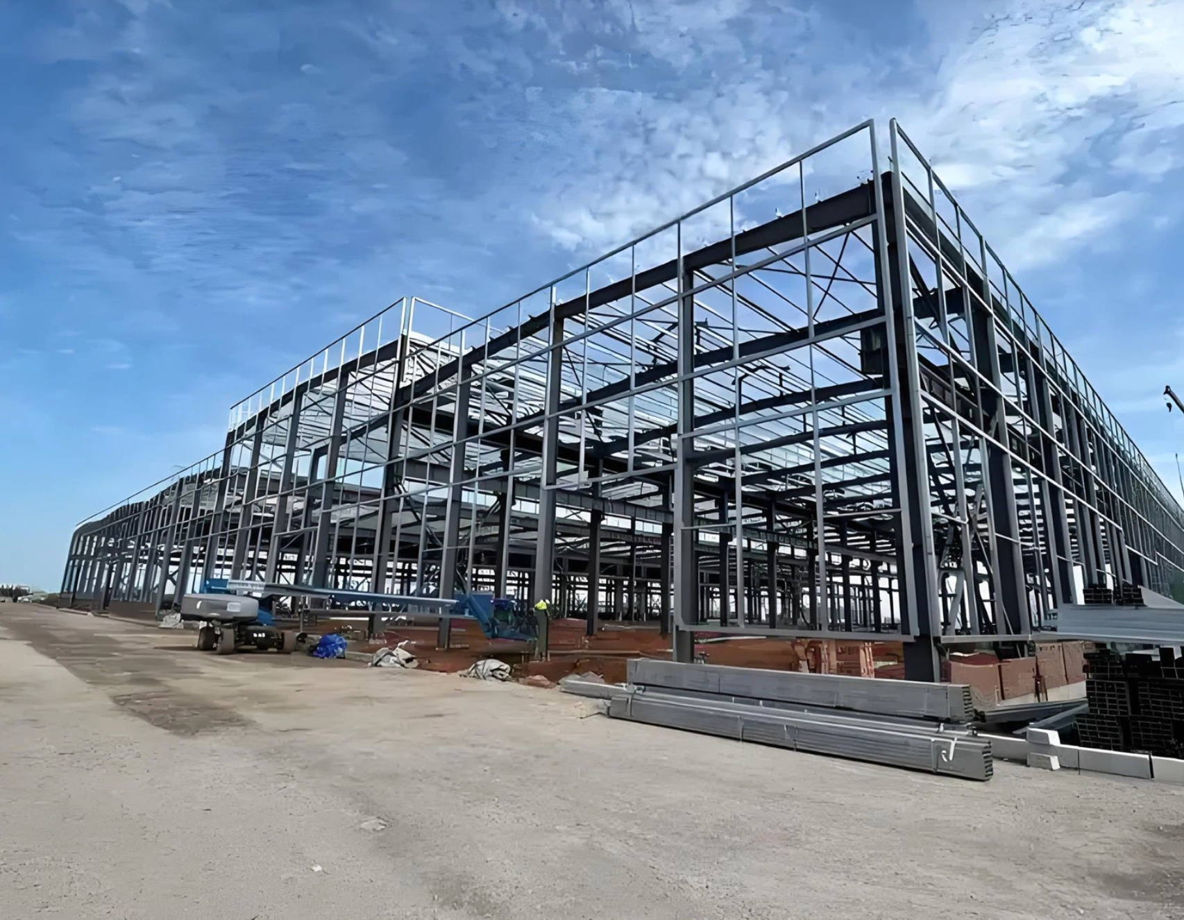Earthquake Resistant Steel Structure Building High Strength Steel Frame Construction Reusable