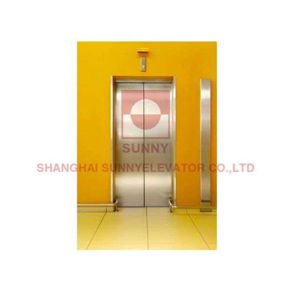 AC VVVF Hospital Bed Elevator Machine Roomless PMSM Gearless