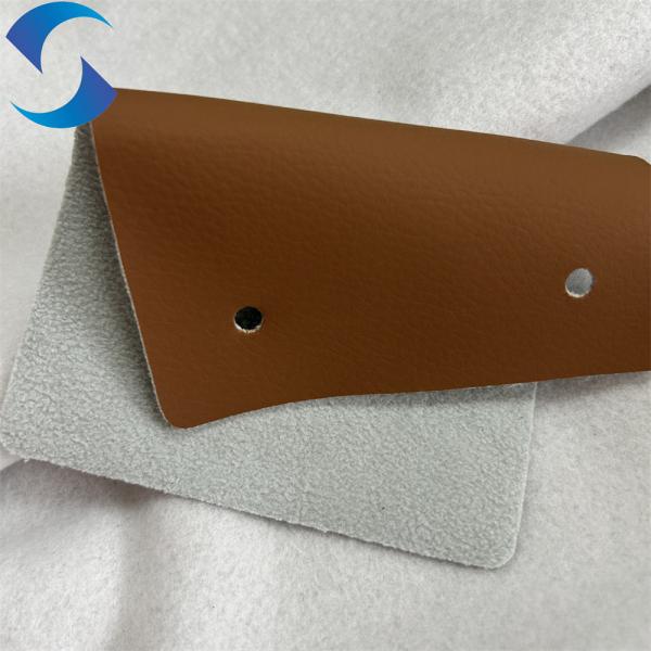 Tejido de cuero EPU de alta elasticidad, cuero de PVC personalizable para tapicería de asientos automotrices