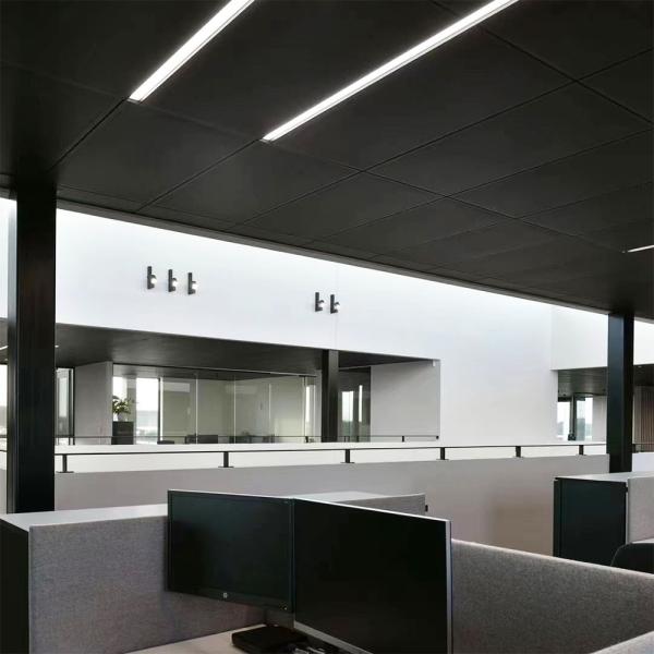 Aluminum Lay In Metal Ceiling Design ISO9001 Square Tiles 0.7mm