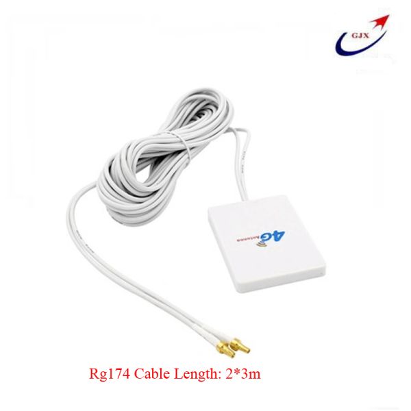 Low Price 3G 4G ABS panel antenna 12dbi 2X TS9 mimo antenna For 4G HUAWEI ZTE USB modem