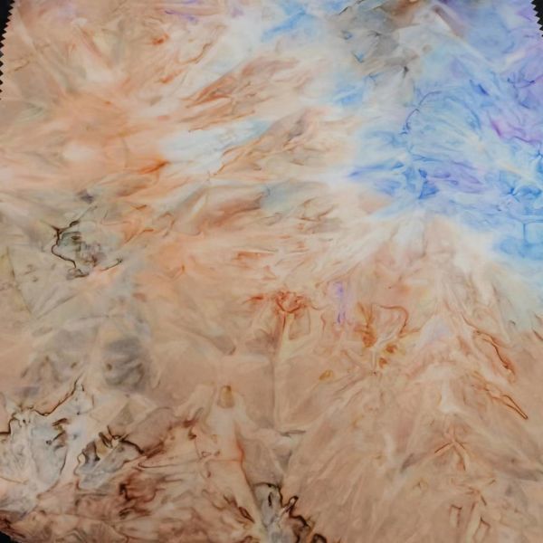 Yellow Printed Microfiber Fabric 160cm Breathable 100% Polyester