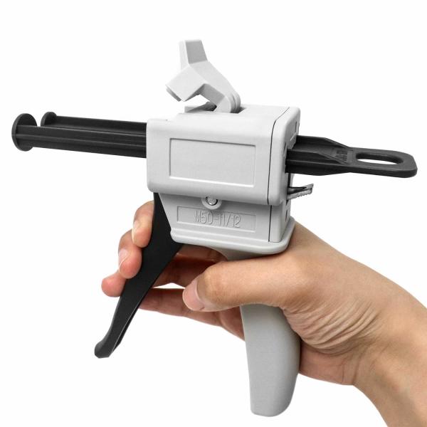 OEM 50ml Epoxy Glue Gun Impression Mixing Dispensing Gun Applied To AB Plastic Tube