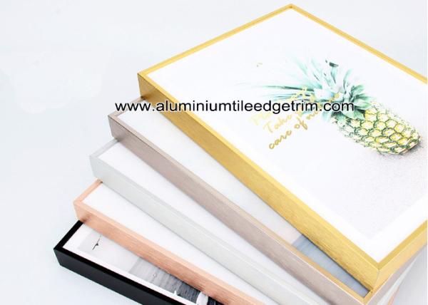 Colored Metal Picture Frame Mouldings In Lengths For Canvas / Oil Painting