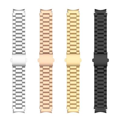 Faixa de relógio de metal com fecho de segurança dobrado para o Samsung Watch 5 100% Profissional QC aprovado