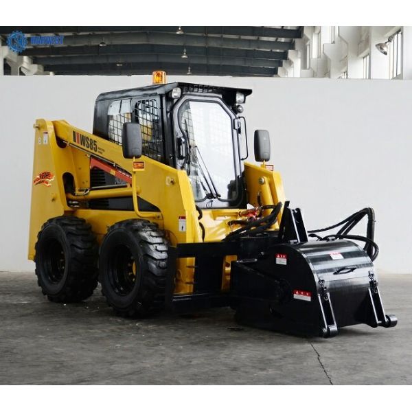 Carregador do boi do patim do motor WS85 da capacidade de funcionamento 1050kg 85HP Mitsubishi 62kW