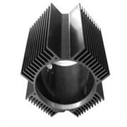 Hollow Aluminum Extrusion Extruded Aluminum Heatsink 6000 Series T5 T6