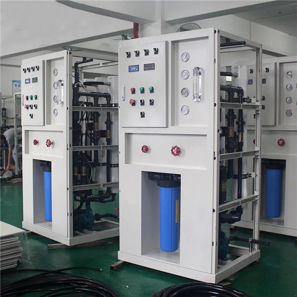 300Ppm Water Salt Content 1.9kw Power 1000lph Brackish Water Treatment Plant
